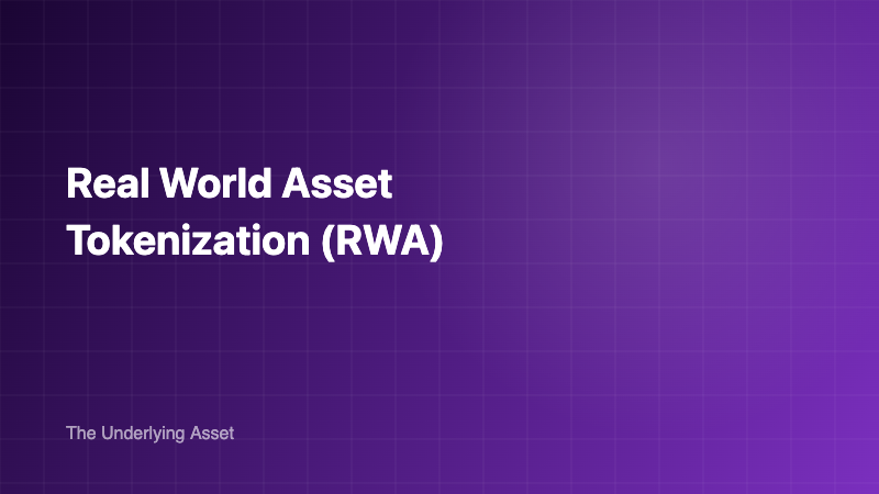Real World Asset Tokenization (RWA): The Bridge Between Wall Street and Web3